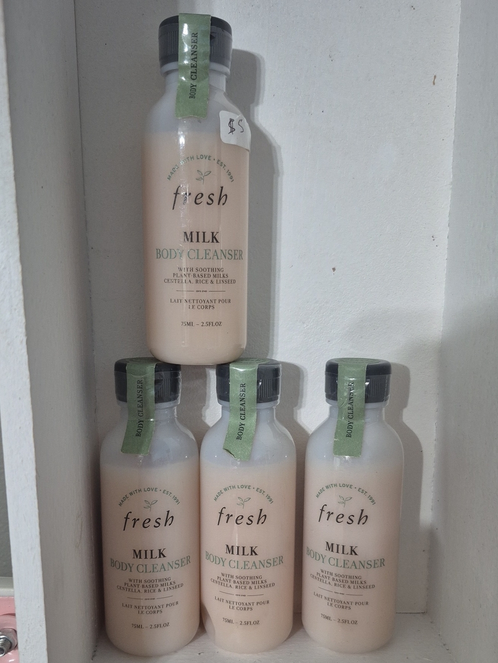 fresh Milk Body Cleanser - Pale Peach & Sage Caps